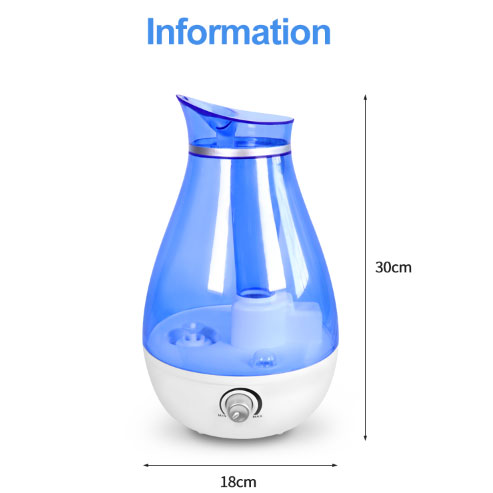2.5L kapasiti besar humidifier penggunaan rumah
