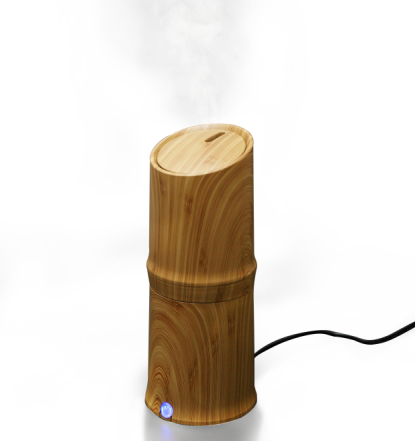 300ml Cool Mist Humidifier Ultrasonic Aroma Essential Oil Diffuser for Office Home Bedroom Living Room Room Yoga Spa - Wood Grain